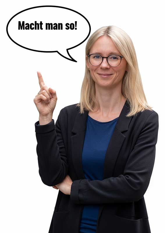 Macht man so!